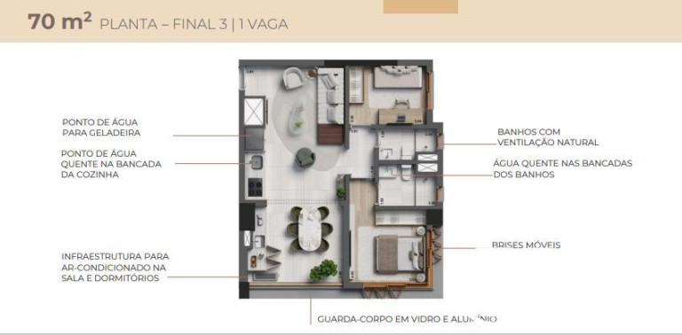 Imagem Apartamento com 2 Quartos à Venda, 70 m² em Jardim Paulista - São Paulo