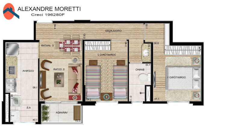 Imagem Apartamento com 2 Quartos à Venda, 53 m² em Jardim Sao Carlos - Sorocaba Imagem Apartamento com 2 Quartos à Venda, 53 m² em Jardim Sao Carlos - Sorocaba