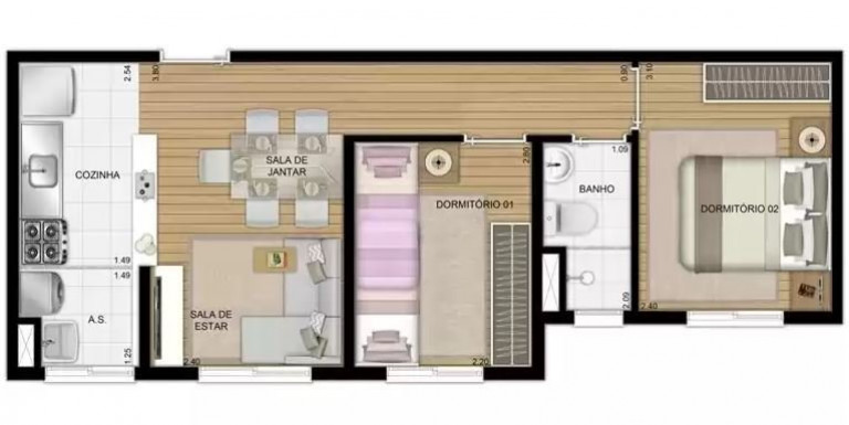 Imagem Apartamento com 2 Quartos à Venda, 40 m² em Penha - São Paulo Imagem Apartamento com 2 Quartos à Venda, 40 m² em Penha - São Paulo