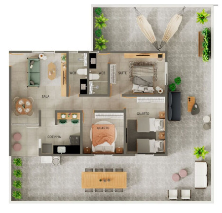 Imagem Apartamento com 3 Quartos à Venda, 76 m² em Bancários - João Pessoa Imagem Apartamento com 3 Quartos à Venda, 76 m² em Bancários - João Pessoa