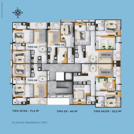 Imagem Apartamento com 3 Quartos à Venda, 71 m² em Bessa - João Pessoa Imagem Apartamento com 3 Quartos à Venda, 71 m² em Bessa - João Pessoa