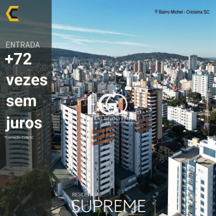 Imagem Apartamento com 3 Quartos à Venda, 81 m² em Michel - Criciúma Imagem Apartamento com 3 Quartos à Venda, 81 m² em Michel - Criciúma