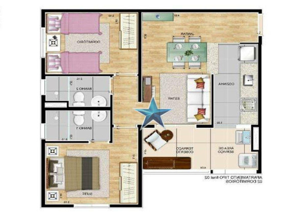 Imagem Apartamento com 2 Quartos à Venda, 57 m² em Brasilândia - São Paulo Imagem Apartamento com 2 Quartos à Venda, 57 m² em Brasilândia - São Paulo