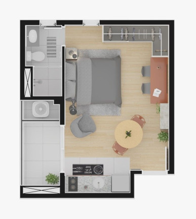 Imagem Studio com 1 Quarto à Venda, 25 m² em Bela Vista - São Paulo Imagem Studio com 1 Quarto à Venda, 25 m² em Bela Vista - São Paulo