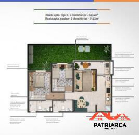 Imagem Apartamento com 2 Quartos à Venda, 52 m² em Chácara Bela Vista - Sumaré Imagem Apartamento com 2 Quartos à Venda, 52 m² em Chácara Bela Vista - Sumaré
