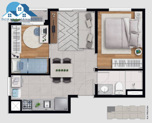 Imagem Apartamento com 2 Quartos à Venda, 40 m² em Chácara Santo Antônio (zona Leste) - São Paulo