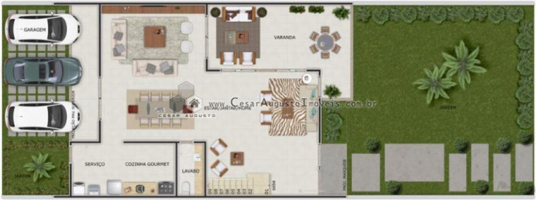 Imagem Casa com 3 Quartos à Venda, 229 m² em Sapiranga - Fortaleza Imagem Casa com 3 Quartos à Venda, 229 m² em Sapiranga - Fortaleza