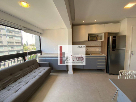 Imagem Apartamento com 1 Quarto para Alugar, 35 m² em Campo Belo - São Paulo Imagem Apartamento com 1 Quarto para Alugar, 35 m² em Campo Belo - São Paulo