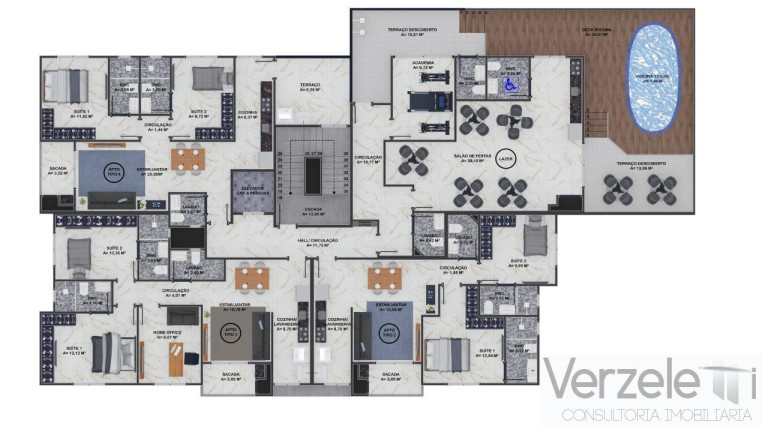 Imagem Apartamento com 2 Quartos à Venda, 69 m² em São Francisco De Assis - Camboriú