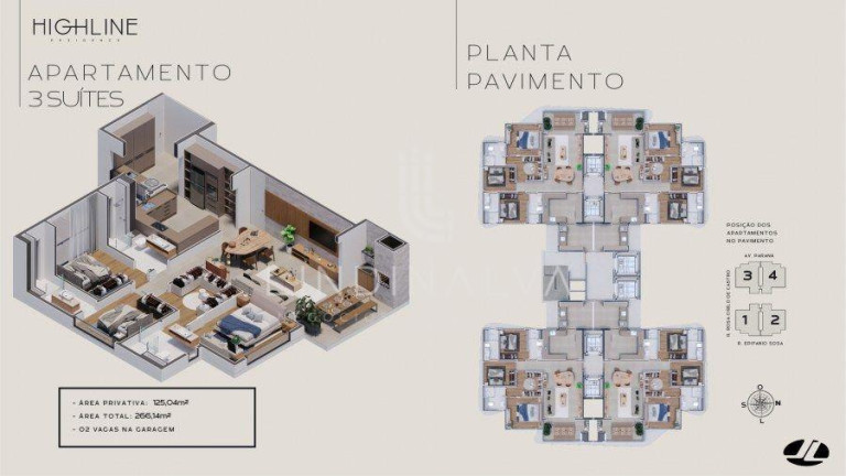 Imagem Apartamento com 3 Quartos à Venda, 121 m² em Polo Centro - Foz Do Iguacu Imagem Apartamento com 3 Quartos à Venda, 121 m² em Polo Centro - Foz Do Iguacu