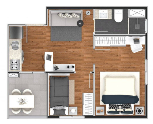 Imagem Apartamento com 2 Quartos à Venda, 68 m² em Vila Aricanduva - São Paulo