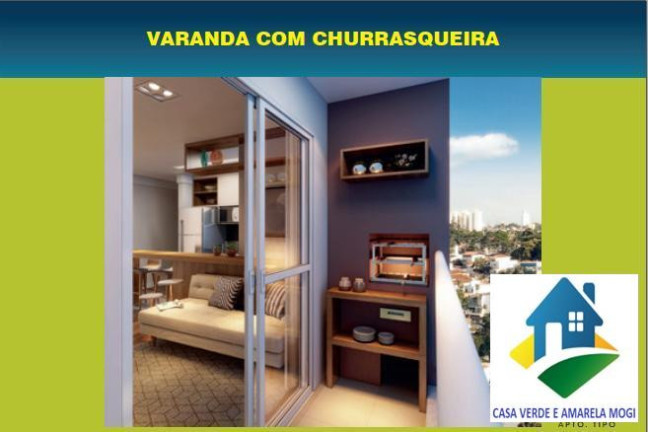 Imagem Apartamento com 2 Quartos à Venda, 59 m² em Jardim Europa - Suzano