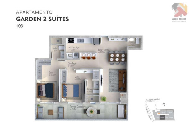 Imagem Apartamento com 2 Quartos à Venda, 68 m² em Trindade - Florianópolis