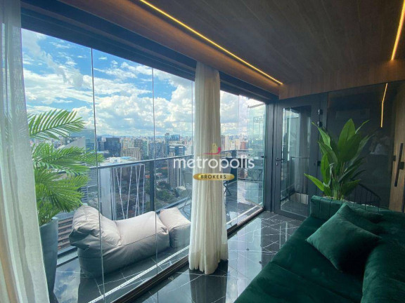 Cobertura com 1 Quarto à Venda ou Locação, 76 m² em Vila Olímpia - São Paulo