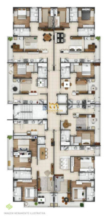 Imagem Apartamento com 1 Quarto à Venda, 45 m² em Guilhermina - Praia Grande