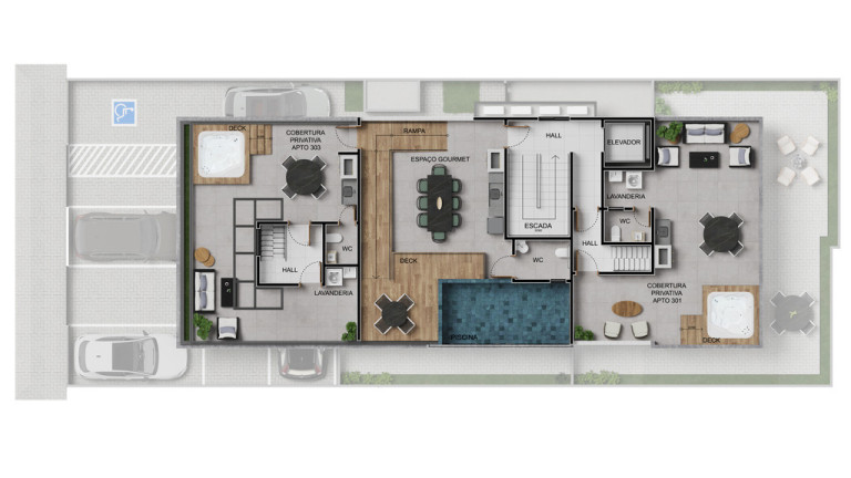 Imagem Cobertura com 3 Quartos à Venda, 112 m² em Bessa - João Pessoa Imagem Cobertura com 3 Quartos à Venda, 112 m² em Bessa - João Pessoa