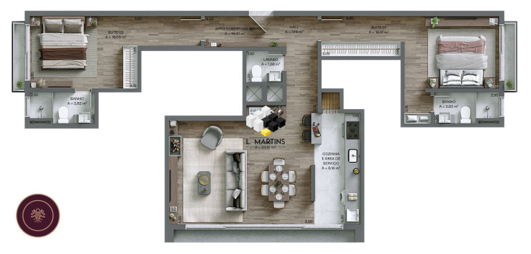 Imagem Apartamento com 1 Quarto à Venda, 51 m² em Carniel - Gramado Imagem Apartamento com 1 Quarto à Venda, 51 m² em Carniel - Gramado