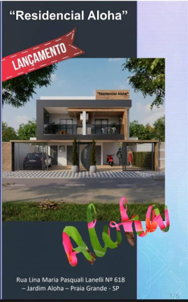 Casa com 1 Quarto à Venda, 63 m² em Jardim Aloha - Praia Grande