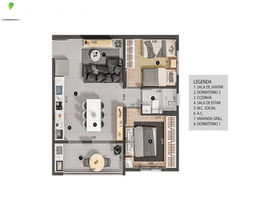 Imagem Apartamento com 2 Quartos à Venda, 51 m² em Jardim Simus - Sorocaba Imagem Apartamento com 2 Quartos à Venda, 51 m² em Jardim Simus - Sorocaba