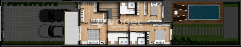Imagem Casa com 3 Quartos à Venda, 186 m² em São José - Canoas Imagem Casa com 3 Quartos à Venda, 186 m² em São José - Canoas
