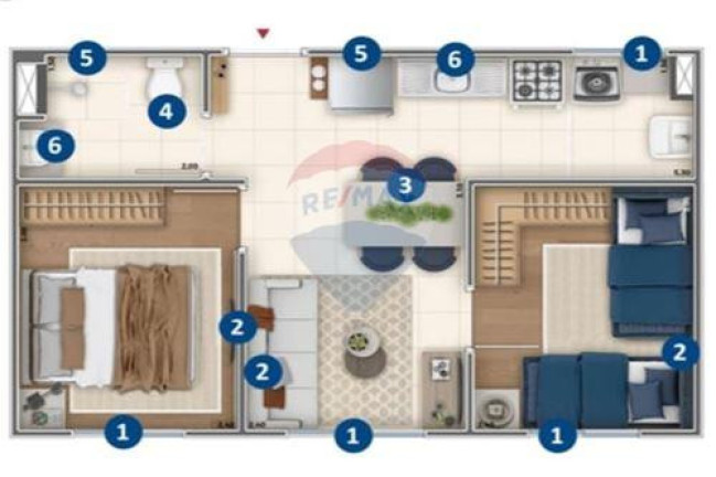 Imagem Apartamento com 2 Quartos à Venda, 37 m² em Várzea Das Moças - Sao Goncalo                            