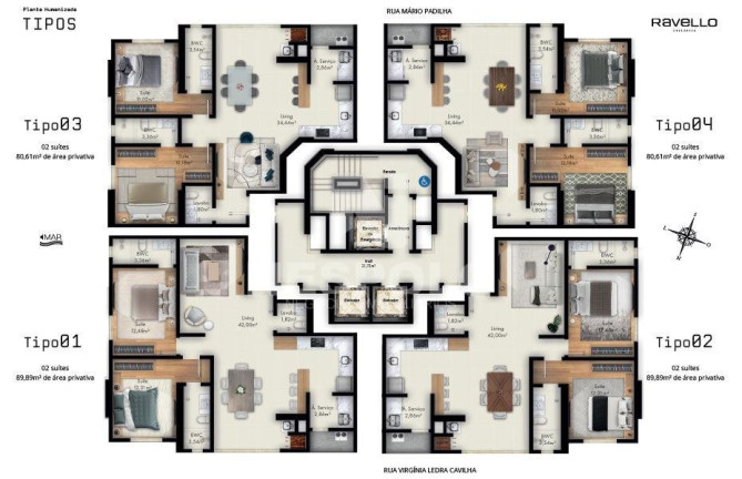 Imagem Apartamento à Venda, 89 m² em Perequê - Porto Belo