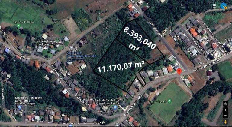 Imagem Terreno à Venda, 190.000 m² em Cristal - Concórdia Imagem Terreno à Venda, 190.000 m² em Cristal - Concórdia