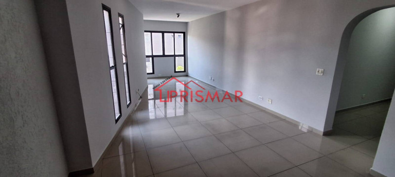 Imagem Apartamento com 3 Quartos para Alugar, 120 m² em Campo Grande - Santos