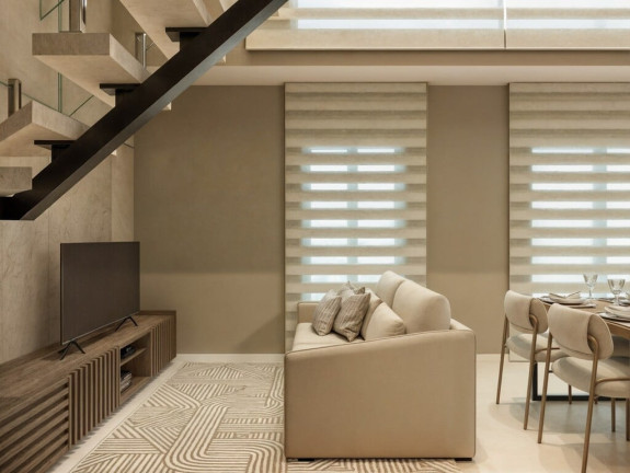 Imagem Cobertura com 1 Quarto à Venda, 51 m² em Mercês - Curitiba