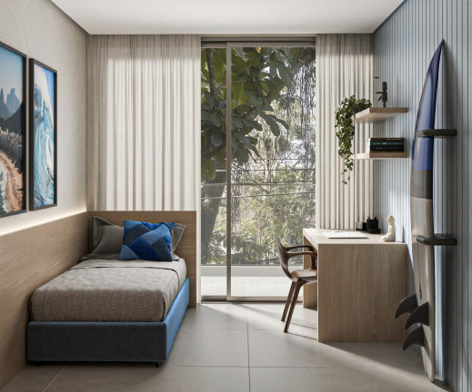 Imagem Imóvel com 1 Quarto à Venda,  em Humaitá - Rio De Janeiro
