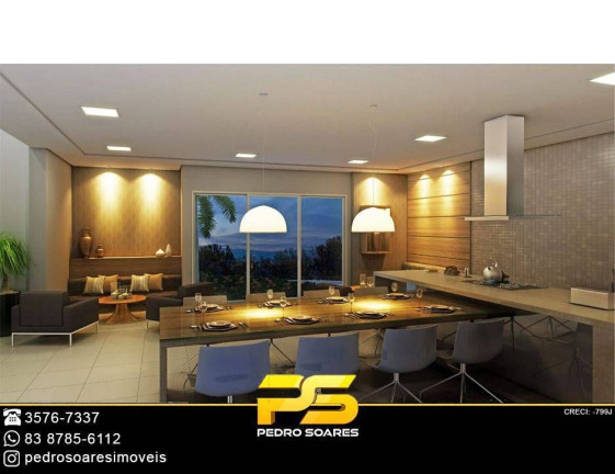 Imagem Apartamento com 3 Quartos à Venda, 127 m² em Altiplano Cabo Branco - João Pessoa
