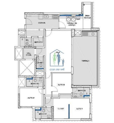 Imagem Apartamento com 3 Quartos à Venda, 137 m² em Santo Amaro - São Paulo