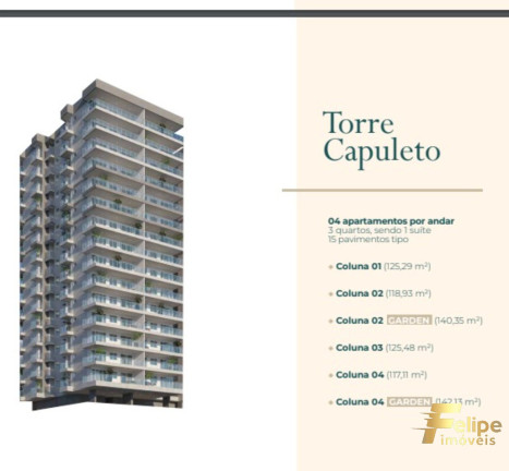 Imagem Imóvel com 3 Quartos à Venda, 125 m² em Itapuã - Vila Velha