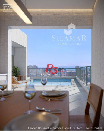 Imagem Apartamento com 3 Quartos à Venda, 224 m² em Gonzaga - Santos