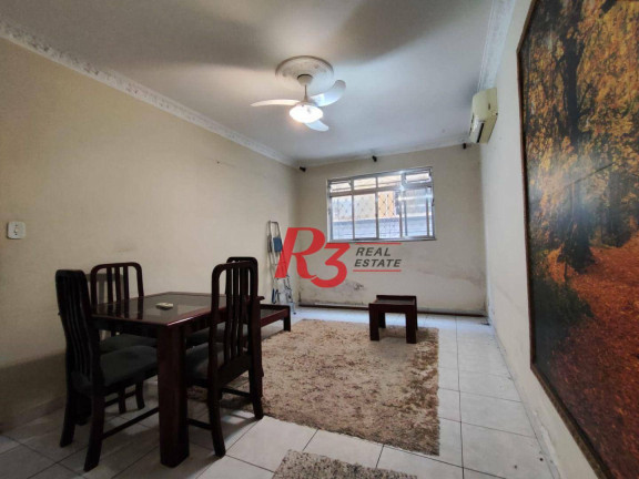 Apartamento com 2 Quartos à Venda, 78 m² em Campo Grande - Santos