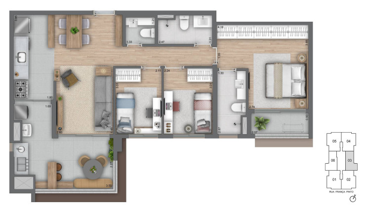 Imagem Apartamento com 3 Quartos à Venda, 93 m² em Vila Mariana - São Paulo Imagem Apartamento com 3 Quartos à Venda, 93 m² em Vila Mariana - São Paulo