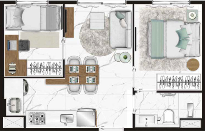 Imagem Apartamento com 2 Quartos à Venda, 56 m² em Lapa - São Paulo Imagem Apartamento com 2 Quartos à Venda, 56 m² em Lapa - São Paulo