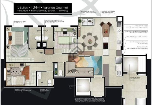Imagem Apartamento com 3 Quartos à Venda, 104 m² em Santa Paula - Scs - São Caetano Do Sul Imagem Apartamento com 3 Quartos à Venda, 104 m² em Santa Paula - Scs - São Caetano Do Sul