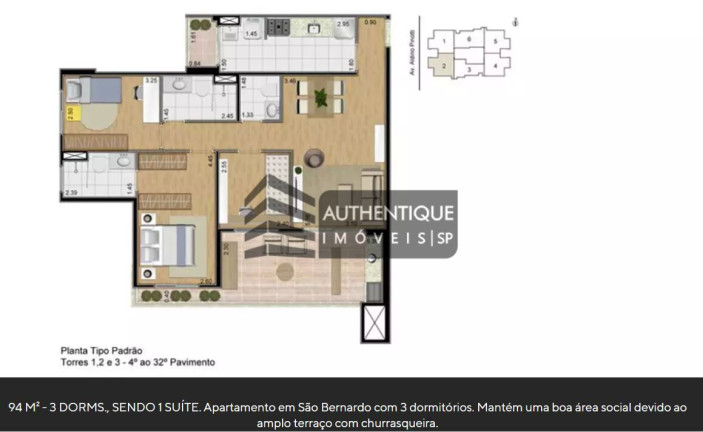 Imagem Apartamento com 2 Quartos à Venda, 94 m² em Centro - São Bernardo Do Campo Imagem Apartamento com 2 Quartos à Venda, 94 m² em Centro - São Bernardo Do Campo