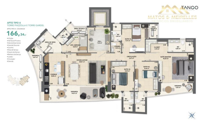 Imagem Apartamento com 3 Quartos à Venda, 166 m² em Fátima - Fortaleza Imagem Apartamento com 3 Quartos à Venda, 166 m² em Fátima - Fortaleza