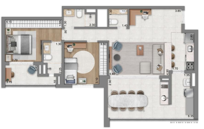 Imagem Apartamento com 2 Quartos à Venda, 94 m² em Jardim Das Acácias - São Paulo Imagem Apartamento com 2 Quartos à Venda, 94 m² em Jardim Das Acácias - São Paulo
