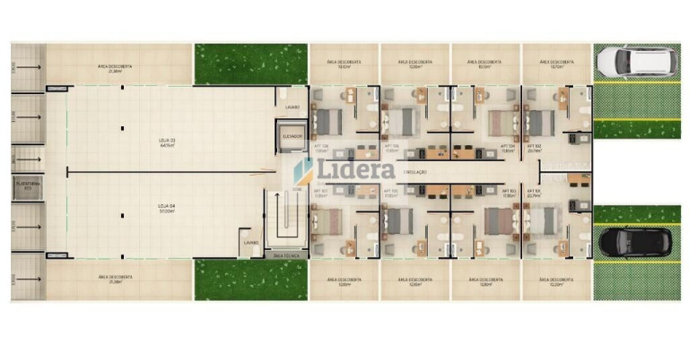 Imagem Flat com 1 Quarto à Venda, 24 m² em Ponta De Campina - Cabedelo Imagem Flat com 1 Quarto à Venda, 24 m² em Ponta De Campina - Cabedelo
