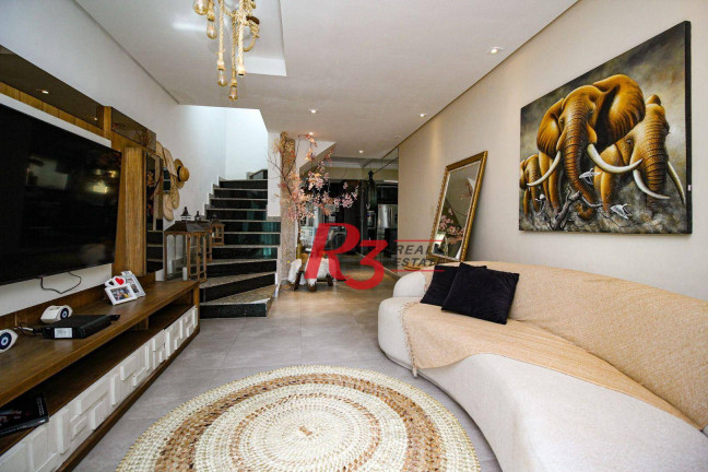 Imagem Casa com 3 Quartos à Venda ou Locação, 130 m² em Aparecida - Santos Imagem Casa com 3 Quartos à Venda ou Locação, 130 m² em Aparecida - Santos