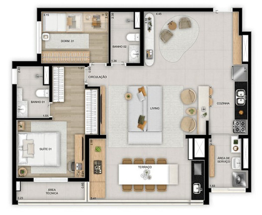 Imagem Apartamento com 3 Quartos à Venda, 114 m² em Vila Ema - São Paulo
