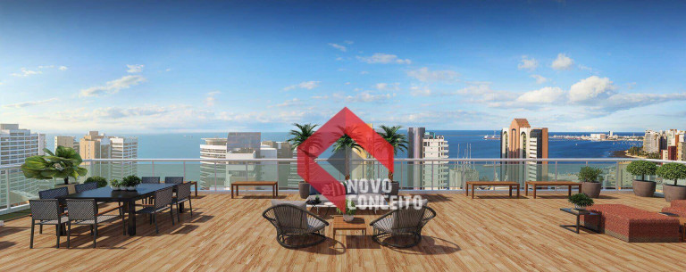 Apartamento com 2 Quartos à Venda, 54 m² em Meireles - Fortaleza