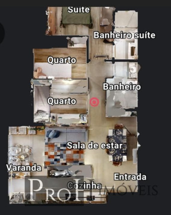 Imagem Apartamento com 3 Quartos à Venda, 65 m² em Vila Assunção - Santo André