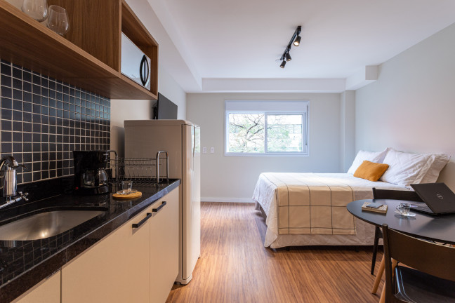 Imagem Apartamento com 1 Quarto para Alugar, 28 m² em Vila Clementino - São Paulo