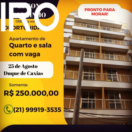 Imóvel com 1 Quarto à Venda, 40 m² em Jardim Vinte E Cinco De Agosto - Duque De Caxias