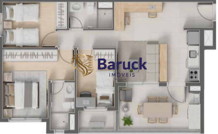 Imagem Apartamento com 3 Quartos à Venda, 74 m² em Mirandópolis - São Paulo Imagem Apartamento com 3 Quartos à Venda, 74 m² em Mirandópolis - São Paulo