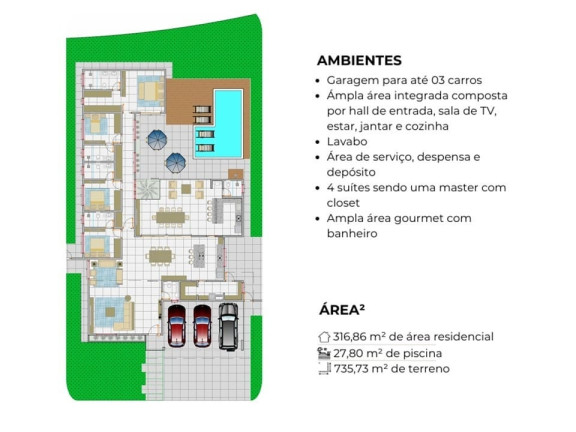 Imagem Casa de Condomínio com 4 Quartos à Venda, 344 m² em Alto Do Cardoso - Pindamonhangaba Imagem Casa de Condomínio com 4 Quartos à Venda, 344 m² em Alto Do Cardoso - Pindamonhangaba